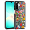 Samsung Galaxy A17 A26 5G Clear Case for Women - Cute Flowers Floral Design Cover