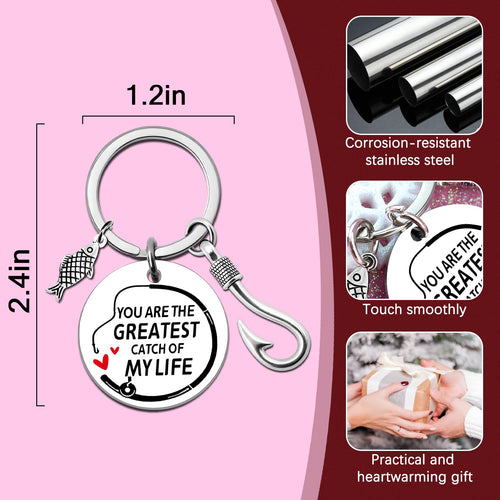 Gifts for Men Fisherman Gift for Boyfriend Husband Hubby Funny Fishings Lure Hoo