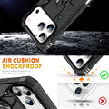 Iphone Case With Kickstand & Heavy-Duty Magnet Car Mount Function, Military Grad