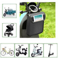 Bag Storage Pouch Handlebar Attachement Large Capacity with Wat