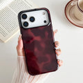 17 Pro Max Case, Chic Amber Tortoise Shell Brown Print Leopard, Soft Tpu And Har