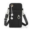 Crossbody Wallet Phone Bag, Nylon Cell Phone Purse, Travel Crossbody Bag C