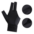 Glove Left Hand Billiards Glove Three Finger Pool Cue Gloves Breathable Ela