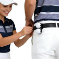 Golf Ball Holder for Bag - Quick Release Golf Ball Retriever & Tee Holder with C