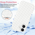 Iphone 17 Case Cute Polka Dot Aesthetic Design Simple Cover 6.3", Thin Slim Anti