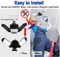 Light, 80W 8000 Lumen Ceiling Lights With 3 Adjustable Panels, 6500K Daylight Li