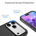 For Iphone 17 Pro Max Case, Dual Layer Heavy Duty Shockproof Protective Phone Ca