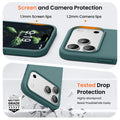 For Iphone 17 Pro Max Case,Shockproof Liquid Silicone Protective Phone Case With