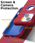 for iPhone 14/13 Case,Heavy Duty Drop Protection Full Body Rugged Shockproof/Dro