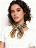 Inch Square Silk Like Head Scarf for Women Satin Hair Scarf Wrap Large Lightw