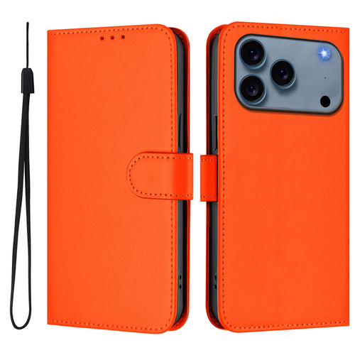17 Pro 6.3" Case Premium Soft Tpu Leather Flip Wallet With Card Slots Magnetic C