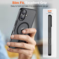 For Iphone 17 Case ( Magsafe)(Military Grade Drop Protection) Translucent Matte