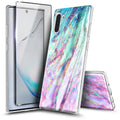Designed for Samsung Galaxy Note-10 Case, Marble Nova | with Screen Protector (M