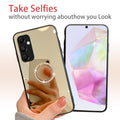 Galaxy A35-5G Case, A35 5G Phone Case for Girls Women Mirror Make up Lux