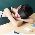Sleep Mask for Women & Men, 100% Blackout Silky Eye Cover, Zero Eye Pressur