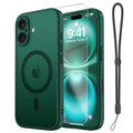 for iPhone 15 Case,with Screen Protector+Wrist Strap,Compatible with Ma