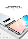 Clear Case for Samsung Galaxy S10+ / S10 Plus - Shockproof Bumper with Airbag Co