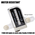 Led Bike Spoke Lights - DAWAY A12 Bright Bicycle Wheel Light (1 Pack), Safety Bi