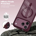 Iphone 17 Pro Case Clear Magnetic Magsafe, Cute Thin Slim Transparent Anti-Yello