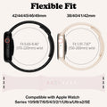 Apple Watch Bands 38Mm 40Mm 41Mm 42Mm 44Mm 45Mm 46Mm 49Mm Women Men, Soft Silico