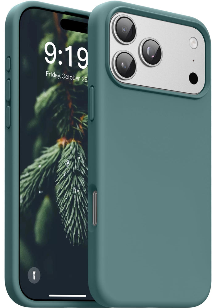 For Iphone 17 Pro Max Case,Shockproof Liquid Silicone Protective Phone Case With