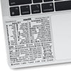 OS Shortcuts Sticker for Air/Pro | Keyboard Stickers for macOS | Laminated V