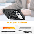 Iphone Case With Kickstand & Heavy-Duty Magnet Car Mount Function, Military Grad