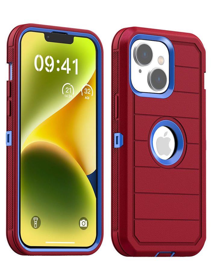 for iPhone 14/13 Case,Heavy Duty Drop Protection Full Body Rugged Shockproof/Dro