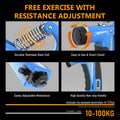 Grip Strength Trainer Kits (5 Pack), Adjustable Resistance Forearm Strengthener,