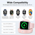 For Apple Watch Charger Magnetic Fast Charging Dock,Portable Wireless Charging S