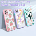 Compatible for iPhone 11 Case Clear Cactus Pattern, Cute Green iPhone 11 Case fo