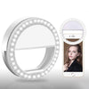 Selfie Ring Light For Iphone And Android, Portable Ring Light With 3 Light Level