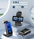 Station, 3 in 1 Fast Max Charging for Smartphone,Watch,TWS - S