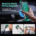 for Galaxy A16 Case Magnetic,[Compatible with MagSafe] Floral Three Layer Heavy