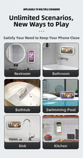 360° Rotatable Waterproof Phone Holder - Extendable Design for Ultimate Convenie