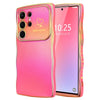 Samsung Galaxy S25 Ultra Case for Women - Cute Wave Frame Curly Shape Soft TPU Cover