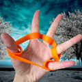 6 Pack Finger Strengthener - 3 Resistance Levels Silicone Exerciser - Hand Grip