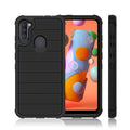 Galaxy A11 Case + Heavy-Duty Protection + HD Screen Protector – Sleek Black Desi