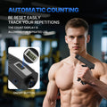 Strength Trainer with Finger Exerciser, Digital Counter Adjustable Hand Grip Str