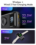 Apple Watch Charger,10000Mah Pd 22.5W Fast Charging Power Bank Has Usb C & A Por