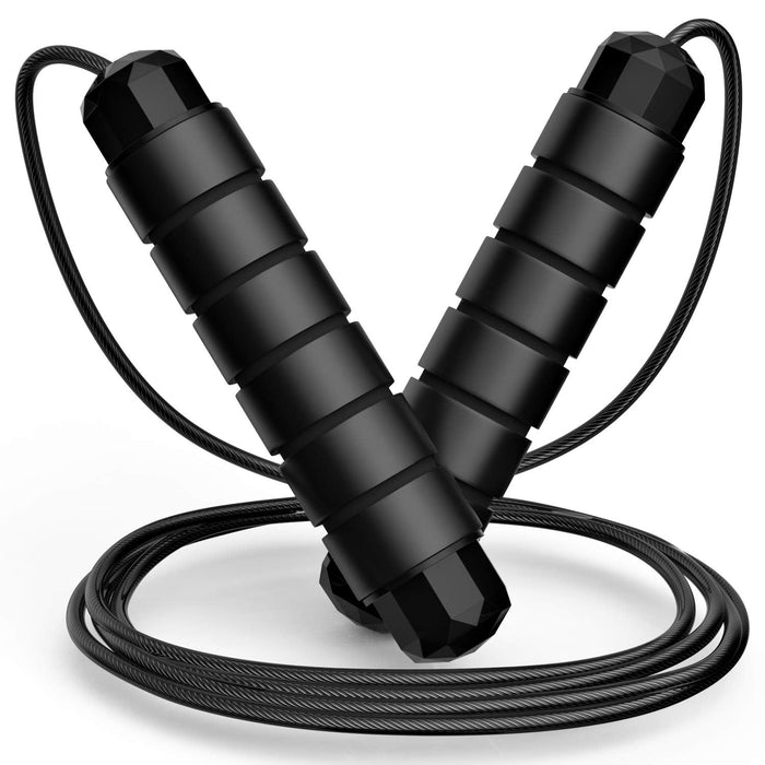 Rope, Tangle-Free Rapid Speed Jumping Rope Cable with Ball Bearings for Women, M