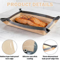Baking Mat with Buckle — No-Leak Non-Stick Oven Liner with Snap-Lock Corners