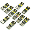 USB LED Lights 10 Pack — Ultra Slim Portable Light for Laptop, Keyboard, Power B