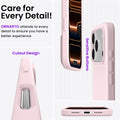 17 Pro Case 6.3", Slim Liquid Silicone 4 Layers Full Covered Soft Gel Rubber Sho