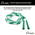 Sports Classic Plastic Segmented Beaded Jump Ropes - Phys. Ed, Gym, Fitness and