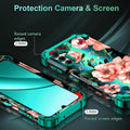 for Galaxy A16 Case Magnetic,[Compatible with MagSafe] Floral Three Layer Heavy