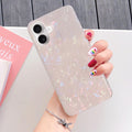 with iPhone 16 Case 6.1 inch,Sparkle Opal Glitter Translucent Clear S