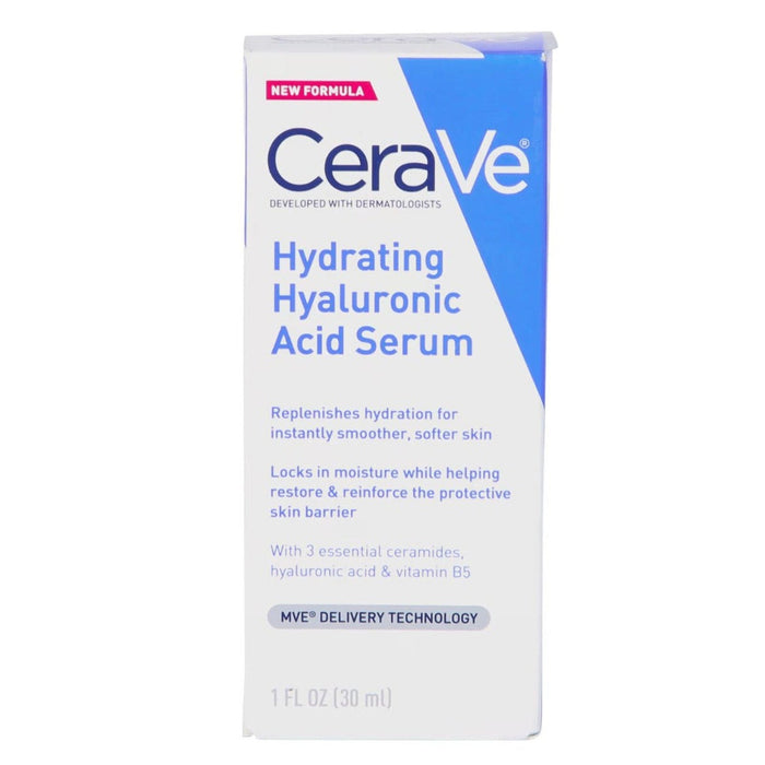 CeraVe Hydrating Hyaluronic Acid Face Serum, 1 fl oz