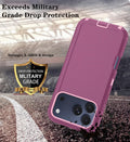 With Iphone 17 Pro Max Case With Hd Screen Protector, [2 In 1 ] Heavy Duty Prote