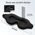 Mask for Men Women, Sleeping Mask for Side Sleeper, Travel Blackout Night Bl